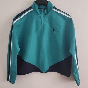 U.S. Polo Assn. Teal Pullover
